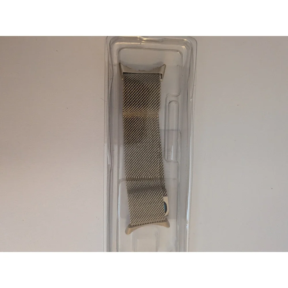 JKD Bands Champagne Gold Mesh Strap for Google Pixel Watch Stainless Steel Band